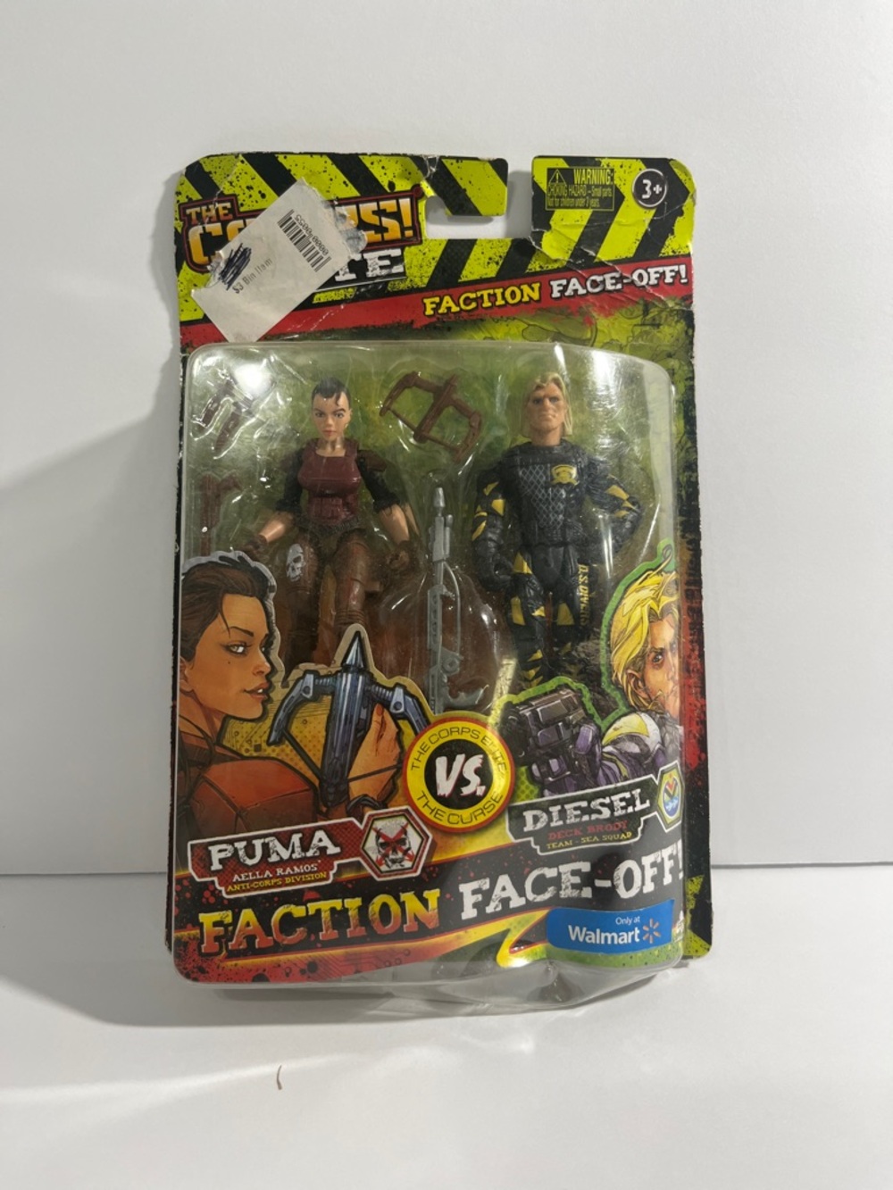Faction Face-Off! Puma & Diesel Two-Pack Action Figures - Green, Brown